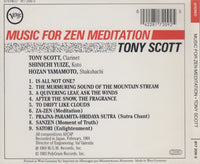 Tony Scott: Music For Zen Meditation Germany