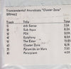 Trancendental Anarchists: Cluster Zone 8-Track Promo