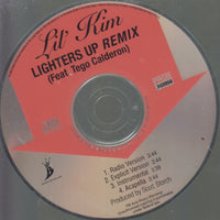 Lil' Kim: Lighters Up Remix 4-Track Promo w/ Back Artwork