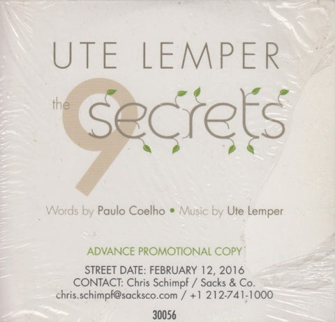 Ute Lemper: The 9 Secrets 12-Track Advance Promo
