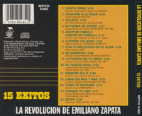 La Revolucion De Emiliano Zapata: 15 Exitos