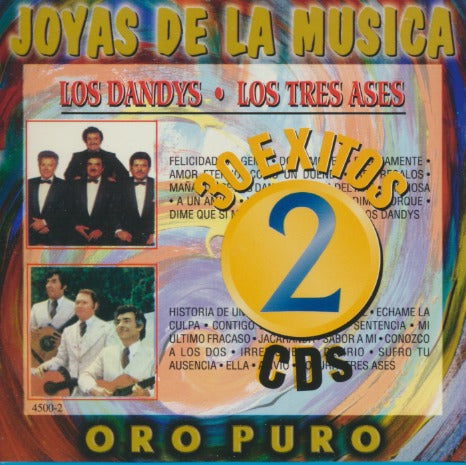 Los Dandys & Los Tres Ases: Joyas De La Musica: 30 Exitos 2-Disc Set