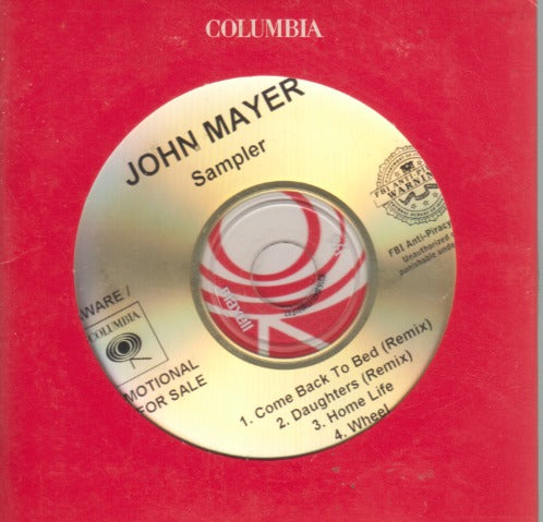 John Mayer: Sampler 4-Track Promo