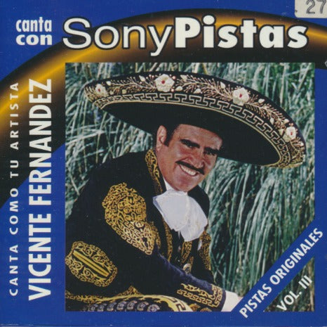 Vicente Fernandez: Pistas Originales Vol. III