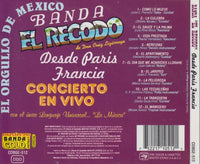 Banda El Recodo De Don Cruz Lizarraga: Desde Paris, Francia: Concierto En Vivo