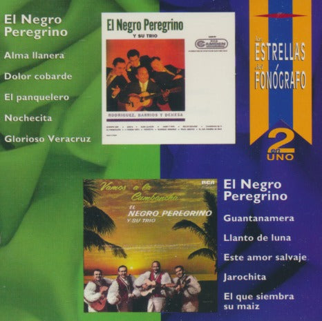 El Negro Peregrino: Las Estrellas Del Fonografo: 2 En Uno