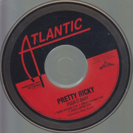 Pretty Ricky: Push It Baby 3-Track Promo w/ Back Artwork