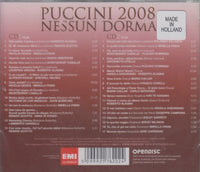 Puccini 2008 Nessun Dorma 2-Disc Set