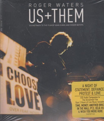 Roger Waters: Us + Them 2-Disc Set w/ Hype Sticker