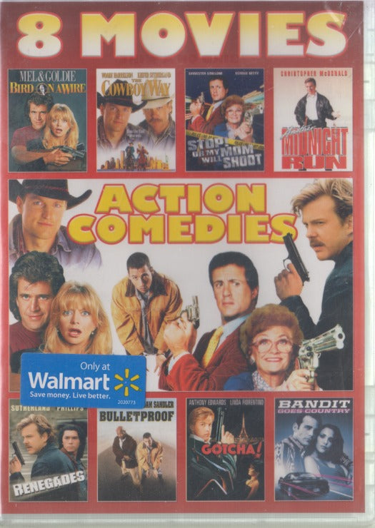 Action Comedies: 8 Movies 2-Disc Set
