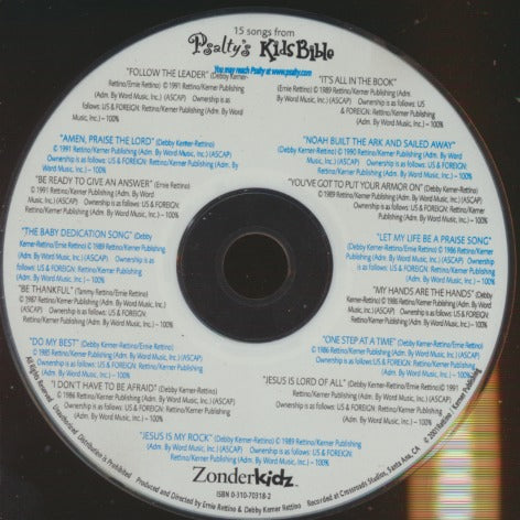 Psalty's Kids Bible: 15 Songs From w/ No Artwork