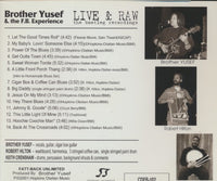 Brother Yusef & The F.B. Experience: Live & Raw Signed