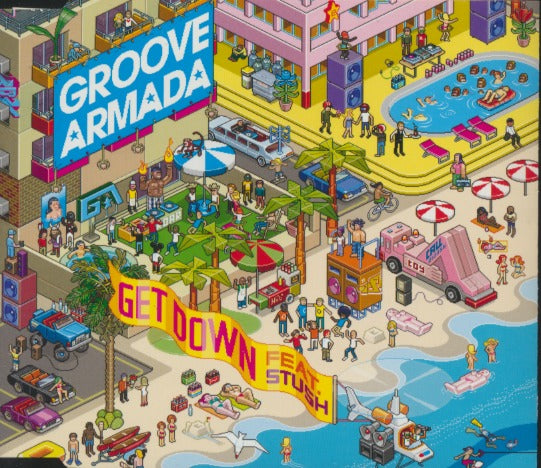 Groove Armada Feat. Stush: Get Down 4-Track Maxi-Single