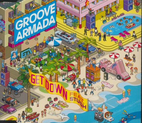 Groove Armada Feat. Stush: Get Down 4-Track Maxi-Single