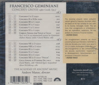 Francesco Geminiani: Concerti Grossi (After Corelli, Op. 5) 2-Disc Set w/ Cracked Case