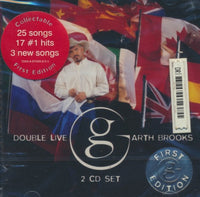 Garth Brooks: Double Live 1st Edition 2-Disc Set w/ Hype Sticker
