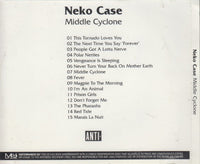 Neko Case: Middle Cyclone 15-Track Promo w/ Back Artwork