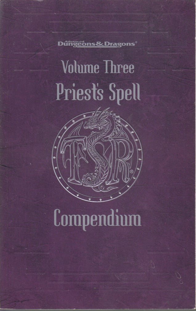 Advanced Dungeons & Dragons Priest's Spell Compendium Volume Three