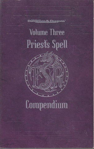 Advanced Dungeons & Dragons Priest's Spell Compendium Volume Three