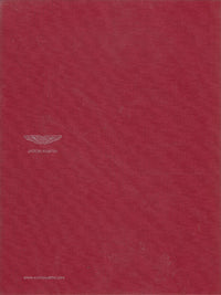 Aston Martin V8 Vantage Roadster Brochure