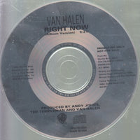 Van Halen: Right Now 1-Track Promo w/ Back Artwork