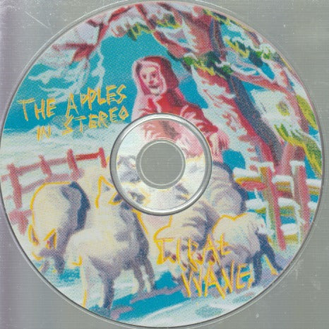 The Apples In Stereo: Tidal Wave 2-Track Promo w/ Back Artwork