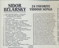 Sidor Belarsky: 24 Favorite Yiddish Songs