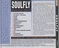 Soulfly: Soulfly 15-Track Advance Promo w/ Back Artwork