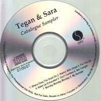 Tegan & Sara: A Brief History Catalogue Sampler 8-Track Promo w/ Front Artwork