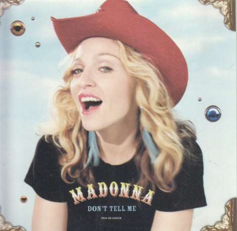 Madonna: Don't Tell Me 1-Track Promo w/ Front Artwork