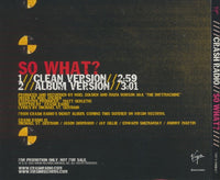 Crash Radio: So What? 2-Track Promo