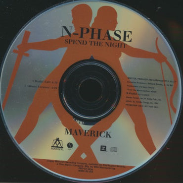 N-PHASE: Spend The Night 2-Track Promo w/ Back Artwork