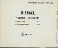 N-PHASE: Spend The Night 2-Track Promo w/ Back Artwork