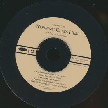 Working Class Hero: A Tribute To John Lennon: Selections From 5-Track Promo w/ Back Artwork