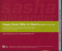 Sasha Alexander: Happy Xmas (War Is Over) 1-Track Promo