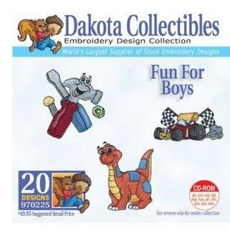 Dakota Collectibles Embroidery Design Collection: Fun For Boys