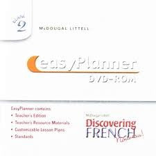 McDougal Littell Discovering French Nouveau: EasyPlanner Blanc 2