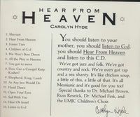 Carolyn Hyde: Hear From Heaven