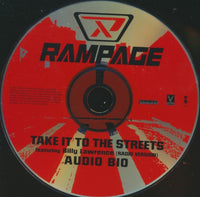 Rampage: Take It To The Streets 2-Track Promo w/ Back Artwork