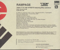 Rampage: Take It To The Streets 2-Track Promo w/ Back Artwork