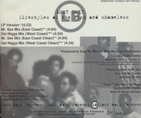 Lost Boyz: Lifestyles Of The Rich And Shameless 5-Track Promo w/ Back Artwork