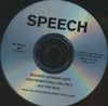 Speech: Speech Advance Promo w/ Back Artwork