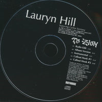 Lauryn Hill: To Zion 5-Track Promo w/ Back Artwork