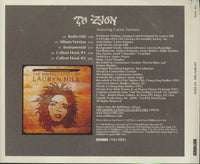 Lauryn Hill: To Zion 5-Track Promo w/ Back Artwork
