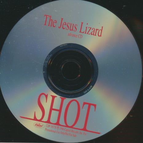 The Jesus Lizard: Shot Advance Promo w/ Back Artwork