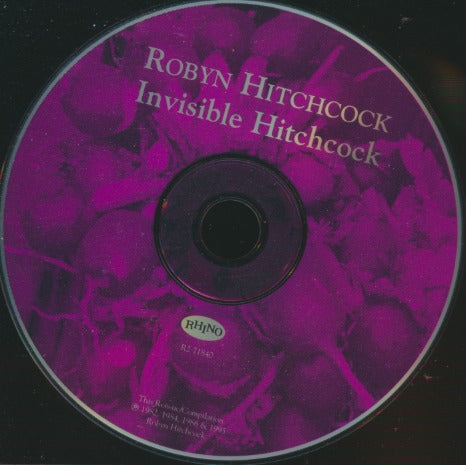 Robyn Hitchcock: Invisible Hitchcock w/ Back Artwork