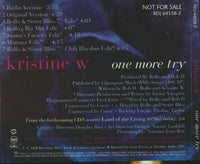 Kristine W: One More Try 7-Track Promo