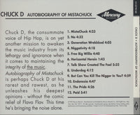 Chuck D: Autobiography Of MistaChuck Advance Promo w/ Back Artwork