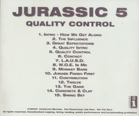 Jurassic 5: Quality Control Advance Promo w/ Back Artwork