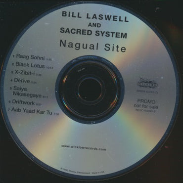 Bill Laswell And Sacred System: Nagual Site 7-Track Promo w/ No Artwork